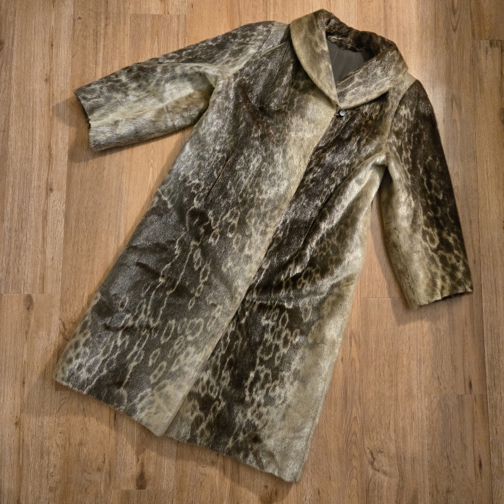 Vintage Spotted Genuine Fur Coat